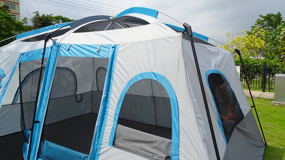 Cheap Goat Tents Large Camping Tent Outdoor Big Family Tent 8 10 12 Person Party Tent Waterproof Cabin Camp Anti UV Marquee Tents Tents 